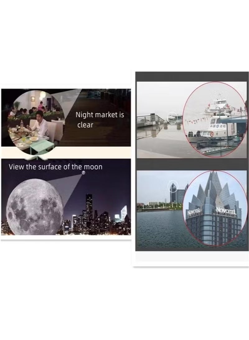 2000X24 Monocular Telescope, Suitable for Adults and Children Portable Telescope, 8000M/80000M Gift (With Mobile Phone Adapter) - Image 4